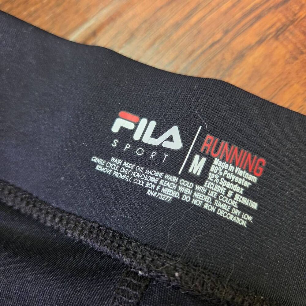 Fila Running Pants with Neon Stitching - Picture 3 of 4